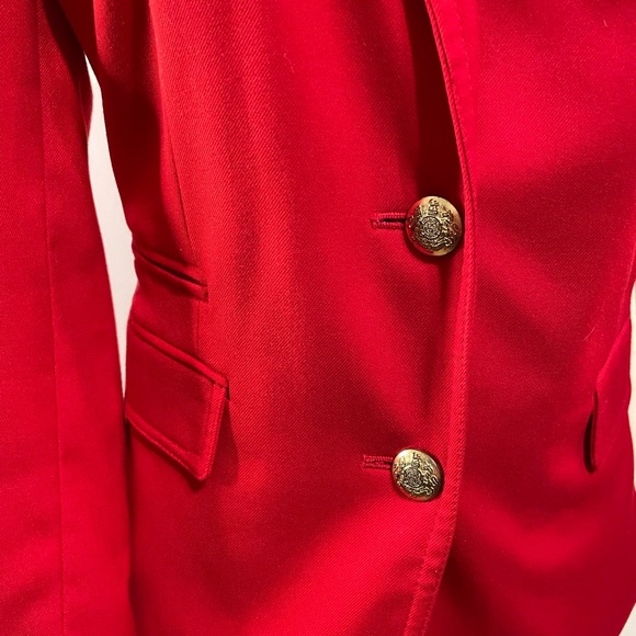 Banana Republic Red Jacket/Blazer Size 10 - Picture 3 of 7